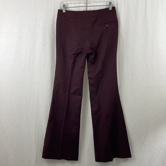 Chloé 100% Wool Brown Straight Leg Trousers - Picture 5 of 8